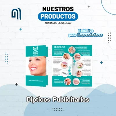 dípticos publicitarios