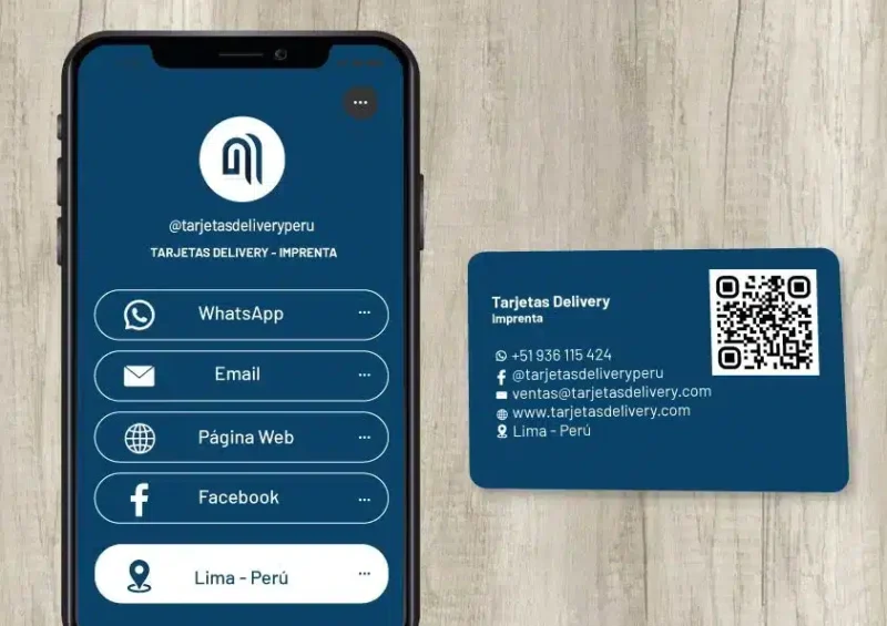 Tarjeta de Presentación Digital NFC - Inteligentes